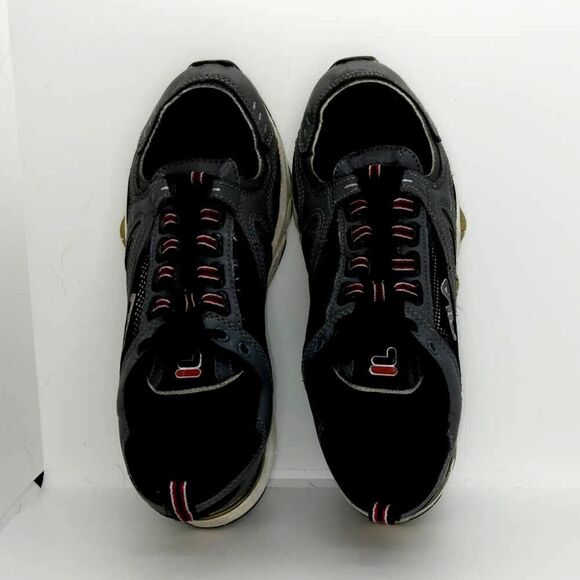 Fila Pro Mens Pre-owned Gray w/Black & Gold Accents Athletic Sneakers-sz. 7 EEEE - Picture 3 of 6